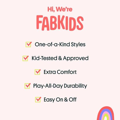 Fabkids Girls Boys Tennis Tennis Lace Up Athletic Sneakers Running Runner For Toddler Little Kid Big Kid in Kuwait