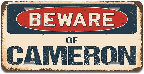 SignMission Beware of Catfish Aluminum License Plate | License Plate 12" X 6" Fits Any Car, Truck, SUV, RV, or Trailer | Made in The USA in Kuwait