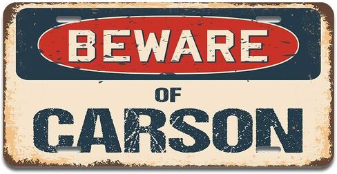SignMission Beware of Catfish Aluminum License Plate | License Plate 12" X 6" Fits Any Car, Truck, SUV, RV, or Trailer | Made in The USA in Kuwait