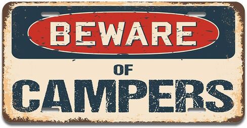 SignMission Beware of Catfish Aluminum License Plate | License Plate 12" X 6" Fits Any Car, Truck, SUV, RV, or Trailer | Made in The USA in Kuwait