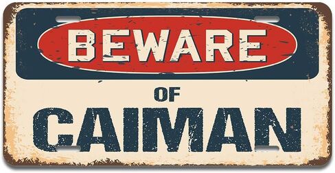 SignMission Beware of Catfish Aluminum License Plate | License Plate 12" X 6" Fits Any Car, Truck, SUV, RV, or Trailer | Made in The USA in Kuwait
