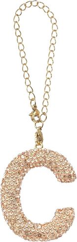 BATIKIL LETTER BAG سحر ، Bling GLITTER LETTER Charm سلاسل مفاتيح رسائل أولية للنسج in Saudi Arabia