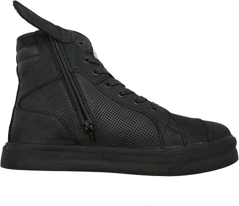 Motorcycle Shoes for Men, Anti-Slip Breathable Cowhide Street Casual Motorcycle Riding Boots with Ankle Support, Shift Pads in Saudi Arabia