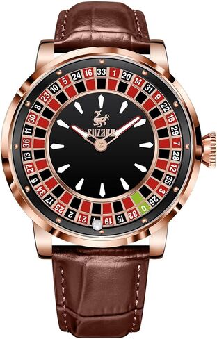 مشاهدة الرجال التلقائي 46 ملم روليت ميكانيكية مشاهدة الرجال مشاهدة أوتوماتيكية الحركة NH35A مقاومة للماء من الجلد المضيء in Kuwait