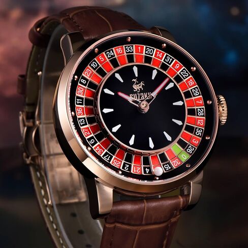 مشاهدة الرجال التلقائي 46 ملم روليت ميكانيكية مشاهدة الرجال مشاهدة أوتوماتيكية الحركة NH35A مقاومة للماء من الجلد المضيء in Kuwait