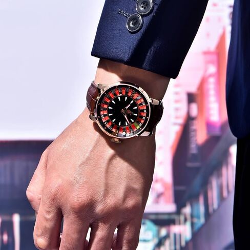 مشاهدة الرجال التلقائي 46 ملم روليت ميكانيكية مشاهدة الرجال مشاهدة أوتوماتيكية الحركة NH35A مقاومة للماء من الجلد المضيء in Kuwait