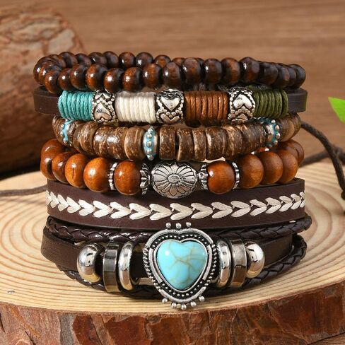Coadipress Bohemian Mix حبة متعددة الطبقة متعددة البيان أساور Boho Boho القابلية للخرز ستراند الأساور الأساور براقة الكريستال شرابة السحر الهدية in Kuwait