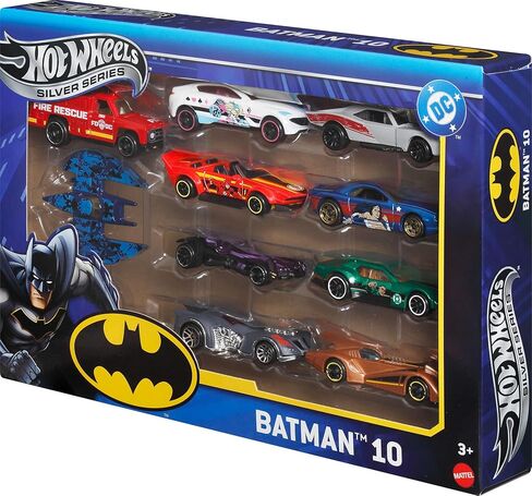 Hot Wheels Batman Toy Car 5-Pack, Set of 5 1:64 Scale Die-Cast Batman-Themed Vehicles Including The Batmobile in Kuwait