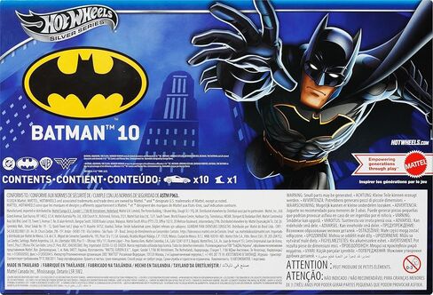 Hot Wheels Batman Toy Car 5-Pack, Set of 5 1:64 Scale Die-Cast Batman-Themed Vehicles Including The Batmobile in Kuwait