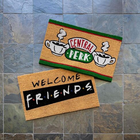 Gertmenian Peanuts Snoopy Coir Doormat - 2x3 Welcome Mat (2-Pack), Ideal for High Traffic Areas in Front Door, Garage, Entryway - Welcome, 80022 in Saudi Arabia