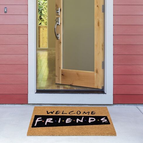 Gertmenian Peanuts Snoopy Coir Doormat - 2x3 Welcome Mat (2-Pack), Ideal for High Traffic Areas in Front Door, Garage, Entryway - Welcome, 80022 in Saudi Arabia
