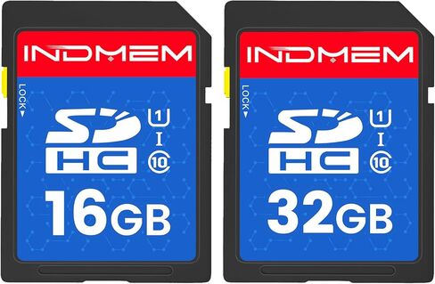 INDMEM SD Card 2GB， Class 4 Flash Memory Card 2G SLC Standard Secure Digital Cards in Saudi Arabia