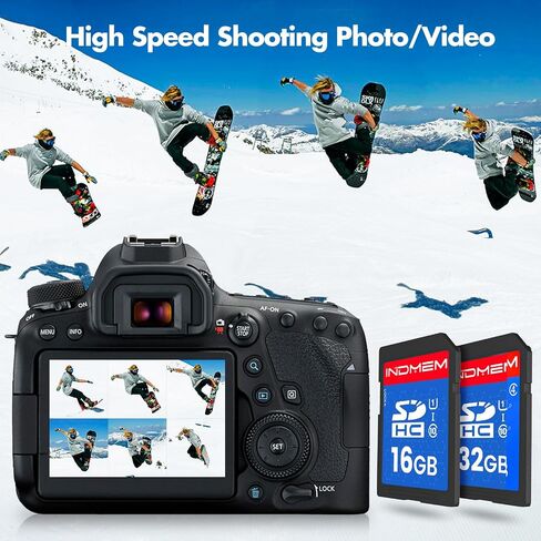 INDMEM SD Card 2GB， Class 4 Flash Memory Card 2G SLC Standard Secure Digital Cards in Saudi Arabia