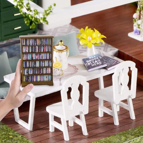 300pcs Mini Books Miniatures Dollhouse Books for Anxiety Bookshelf Tiny Plastic Books for Dollhouse Decor Accessories DIY Crafting Library Bookshelf Fillers Mini Toys in Kuwait