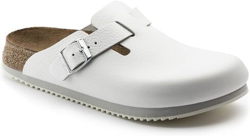 حذاء بيركنستوك بوسطن Vl Shearling ضيق للجنسين مقاس 4، اللون: أسود in Saudi Arabia