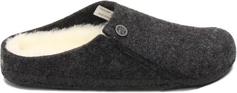 حذاء بيركنستوك بوسطن Vl Shearling ضيق للجنسين مقاس 4، اللون: أسود in Saudi Arabia