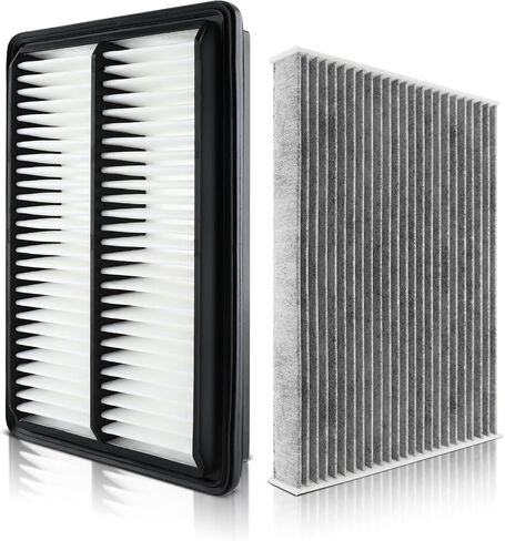 Cabin Air Filter& Engine Air Filter Compatible with Honda Passport Compatible with Pilot Compatible with Ridgeline Compatible with Acura MDX 80292-SEC-A01 80292-SDC-A01 80292-T0G-A01 in Saudi Arabia