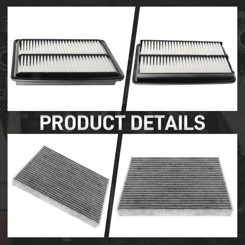 Cabin Air Filter& Engine Air Filter Compatible with Honda Passport Compatible with Pilot Compatible with Ridgeline Compatible with Acura MDX 80292-SEC-A01 80292-SDC-A01 80292-T0G-A01 in Saudi Arabia