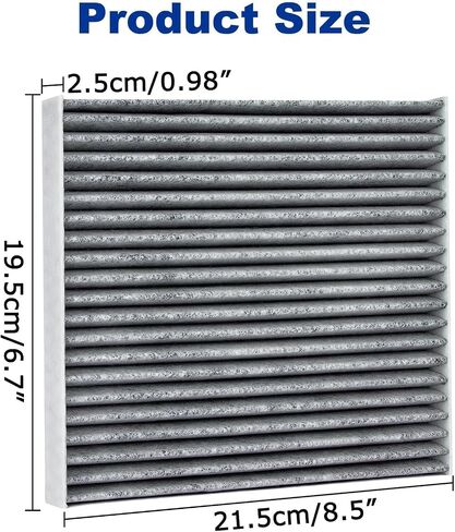 CF11671 CP671 Cabin Filter for Ram 1500 Classic 2500 3500 4500 5500 2016-2021,Jeep Wagoneer 2022,Mazda CX-7 6,Activated Carbon Filters For Vehicle Passenger Compartments(1pcs) in Saudi Arabia