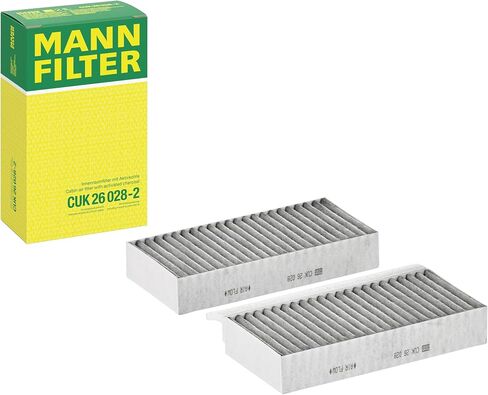 مرشح Mann-Filter CUK 26 028-2 مرشح هواء المقصورة مع كربون نشط in Saudi Arabia