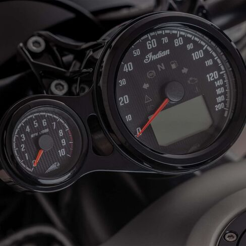 مقياس سرعة الدوران الهندي للدراجات النارية مع ضوء التحول in Saudi Arabia