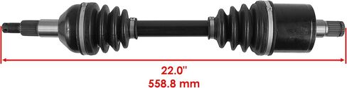 Caltric Rear Left And Right CV Joint Axles Compatible with Can-Am Outlander 500 Xt Xtp EFI 2008-2012 / Outlander 1000 4X4 Xt EFI 2012 in Saudi Arabia
