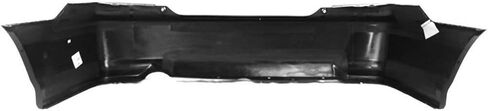 MBI AUTO - Primered, Rear Bumper Cover Replacement Fascia for 2004 2005 Honda Civic Coupe 04 05, HO1100216 in Saudi Arabia