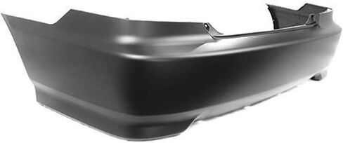 MBI AUTO - Primered, Rear Bumper Cover Replacement Fascia for 2004 2005 Honda Civic Coupe 04 05, HO1100216 in Saudi Arabia