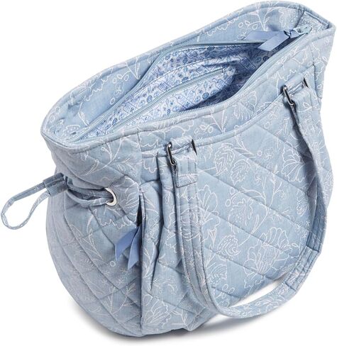 محفظة Vera Bradley Cotton Glenna Satchel، Morning Glory in Kuwait