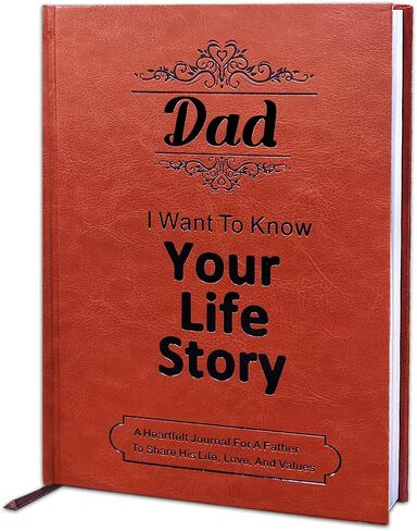 هدايا junqiu for dad - أبي أريد أن أعرف قصة حياتك ، كتاب دفتر اليومية الموجهة للأب - هدايا عيد الأب ، هدايا عيد ميلاد لأبي من ابن الابن ، أبي هدايا لعيد الميلاد in Kuwait
