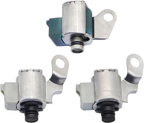 GXARTS AW4 A340 Transmission TCC Lock Up Solenoid + Shift Solenoids Kit fit for Toyota Previa Supra T100 Tacoma 4Runner Pickup fit for Jeep Wagoneer Cherokee Comanche fit for Lexus SC300 1992-1997 in Saudi Arabia
