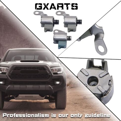 GXARTS AW4 A340 Transmission TCC Lock Up Solenoid + Shift Solenoids Kit fit for Toyota Previa Supra T100 Tacoma 4Runner Pickup fit for Jeep Wagoneer Cherokee Comanche fit for Lexus SC300 1992-1997 in Saudi Arabia