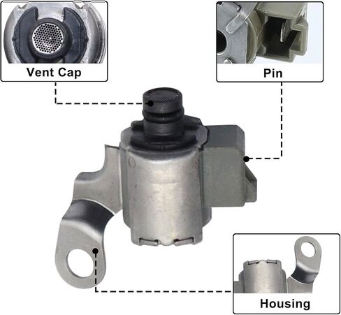 GXARTS AW4 A340 Transmission TCC Lock Up Solenoid + Shift Solenoids Kit fit for Toyota Previa Supra T100 Tacoma 4Runner Pickup fit for Jeep Wagoneer Cherokee Comanche fit for Lexus SC300 1992-1997 in Saudi Arabia