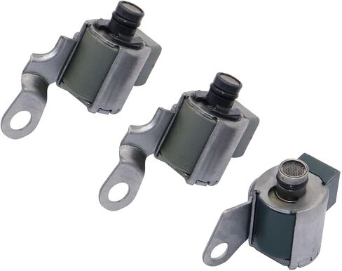 GXARTS AW4 A340 Transmission TCC Lock Up Solenoid + Shift Solenoids Kit fit for Toyota Previa Supra T100 Tacoma 4Runner Pickup fit for Jeep Wagoneer Cherokee Comanche fit for Lexus SC300 1992-1997 in Saudi Arabia