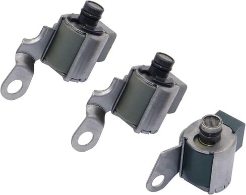 GXARTS AW4 A340 Transmission TCC Lock Up Solenoid + Shift Solenoids Kit fit for Toyota Previa Supra T100 Tacoma 4Runner Pickup fit for Jeep Wagoneer Cherokee Comanche fit for Lexus SC300 1992-1997 in Saudi Arabia
