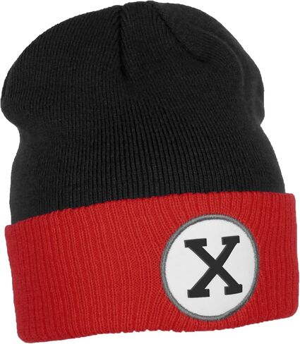 Daxton Custom A to Z Initial Letters Cuff Black Hat Beanie Warm Knit Skull Cap in Saudi Arabia