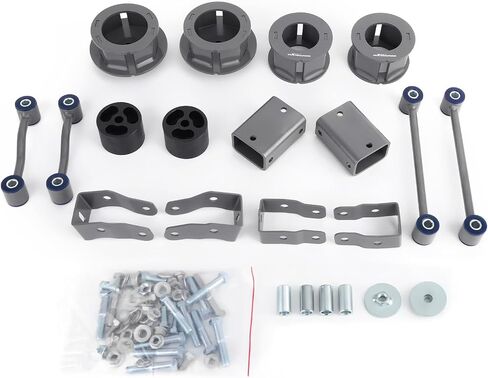 maXpeedingrods 2.5" Full Lift Kit for Jeep Wrangler JL 2018-2023, Front and Rear Coil Spacers w/Shock Relocation Brackets Sway Bar End Links in Saudi Arabia