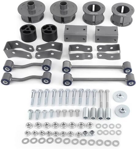 maXpeedingrods 2.5" Full Lift Kit for Jeep Wrangler JL 2018-2023, Front and Rear Coil Spacers w/Shock Relocation Brackets Sway Bar End Links in Saudi Arabia