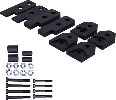 Ymiko 2inch Full Kit Front Rear Lifting Carbon Steel Spacers 2" Front Rear Full Kit Suspension Rise Mount Brackets Compatible with Rhino 450/660/700 ATV in Saudi Arabia
