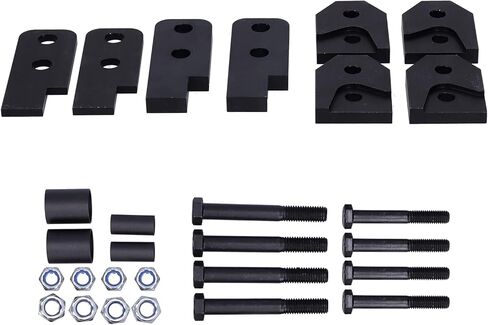 Ymiko 2inch Full Kit Front Rear Lifting Carbon Steel Spacers 2" Front Rear Full Kit Suspension Rise Mount Brackets Compatible with Rhino 450/660/700 ATV in Saudi Arabia