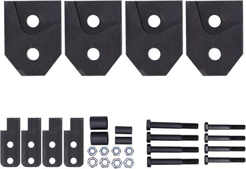 Ymiko 2inch Full Kit Front Rear Lifting Carbon Steel Spacers 2" Front Rear Full Kit Suspension Rise Mount Brackets Compatible with Rhino 450/660/700 ATV in Saudi Arabia