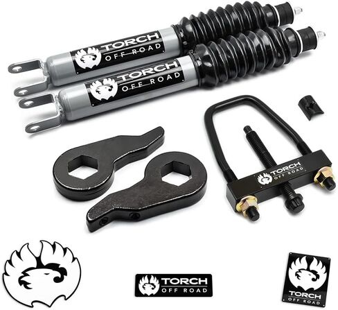 Torch 3 "Loveling Lift Kit for 1999-2007 Chevy Silverado GMC Sierra 1500 4x4 4WD w/تمديد الصدمات والأداة in Saudi Arabia
