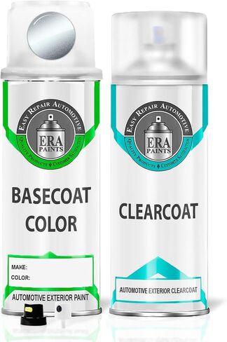 ERA Paints 45P - Sonic Silver Metallic for MAZDA Exact Match Automotive Touch Up Paint Spray - Essential Kit in Saudi Arabia