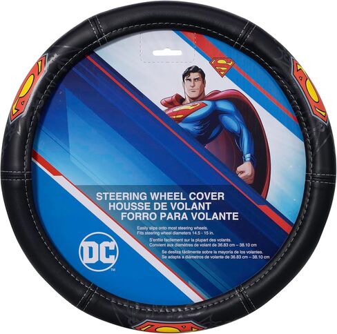 Plasticolor 003589R01 DC Comics Superman Color Logo with Chains Speed Grip Steering Wheel Cover in Saudi Arabia