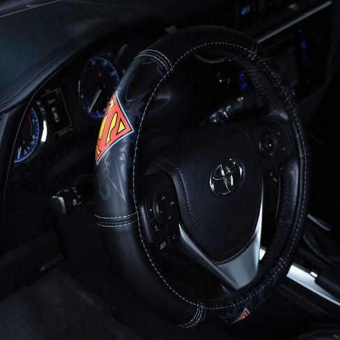 Plasticolor 003589R01 DC Comics Superman Color Logo with Chains Speed Grip Steering Wheel Cover in Saudi Arabia