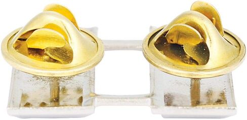 US Army Rank Officer Captain (O-3) Regulation Size Nickel Plated Metal Finish - 1 pr in Saudi Arabia