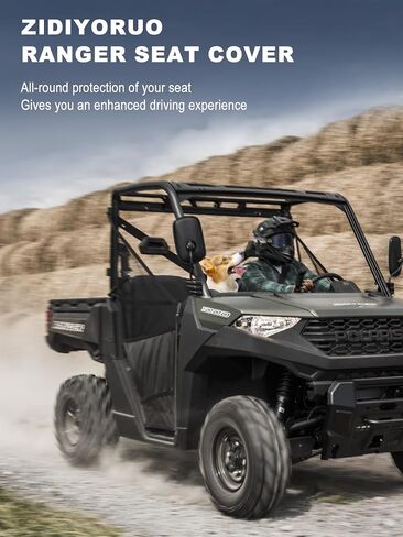 Heavy-Duty UTV Seat Covers Fit for Polaris Ranger 1000（2020-2025）/ Polaris Ranger XP 1000 (2017-2025) | Waterproof, Dog-Proof & Easy-Clean, Durable Oxford Fabric (Camo) in Saudi Arabia
