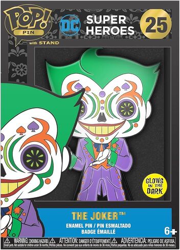 Loungefly PIN Large Enamel Pin DC Comics DOTD - Joker Beast - Joker - DC Comics Enamel Pins - Cute Collectable Novelty Brooch - for Backpacks & Bags - Gift Idea - Official Merchandise in Saudi Arabia