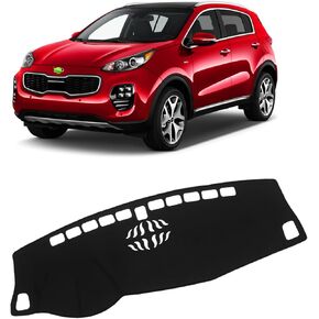 FIILINES Dash Cover for Kia Sportage 2023 2024 2025 (NQ5), Dashboard Cover Mat for Sportage Accessories Mesh Dash Mat Non-Slip No Glare Black in Kuwait