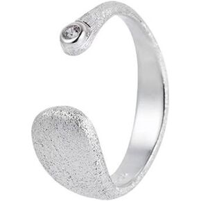 Sterling Silver Open Adjustable Ring 925 Silver Rings for Women Thumb Sterling Silver Band Ring in Saudi Arabia